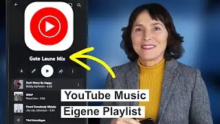 My own music mix in YouTube Music - creating my own playlists.