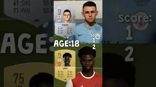 FODEN vs SAKA at every age in FIFA! 