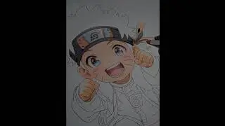 Watch Me Draw Cute Naruto in Under a Minute! 🎨✨| #shorts #naruto