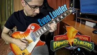 Mighty Morphin Power Rangers Theme (Even Louder) Guitar cover