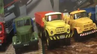 Коллекция грузовых моделей от журнальной серии Грузовики СССР DeAgostini 