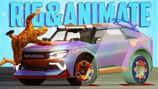 Rig & Animate A Car in 5 minutes - Blender Tutorial - PUBG Mobile