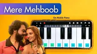 Mere Mehboob | Easy Piano Tutorial | Vicky Vidya Ka Woh Wala Video