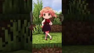 shigure ui loli dancing in minecraft 