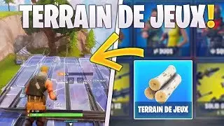 LIVE FORTNITE|MODE TERRAIN DE JEU + TEST DE LA NOUVELLE ARME !