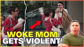 All Loving Progressive Gets TRIGGERED & Punches An INNOCENT Man!