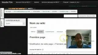 Insérer un tableau dans un wiki de Moodle
