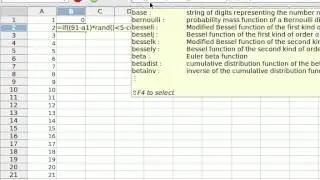 Random lottery number generator in Excel without Basic language (VBA)