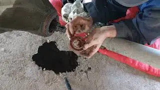 замена сальника на редукторе, на газель