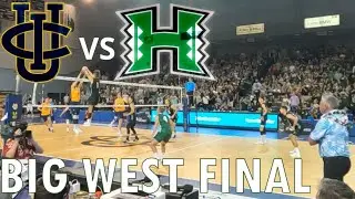 BIG WEST VOLLEYBALL FINAL - Hawaii VS UC Irvine 2023 - POV Match Sights & Sounds Bren Events Center
