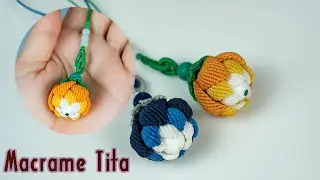 Macrame tutorial | How to Make Macrame Flower 🌺🌹 | 3D Macrame | Part 2