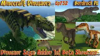 Dinosaur Saga Addon Private Beta Showcase Minecraft Bedrock PE Minecraft Dinosaurs Ep732