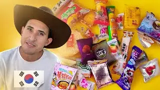EXPERIMENTANDO OS DOCES MAIS BIZARROS DA COREIA !!!