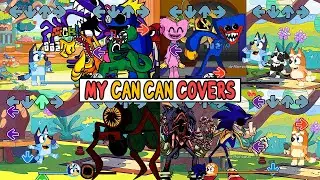 All my CAN-CAN Covers - Friday Night Funkin' (4k 60fps)