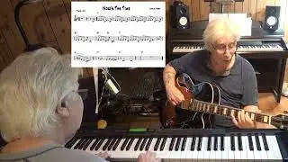 Now's The Time - Jazz guitar & piano cover ( Charlie Parker )
