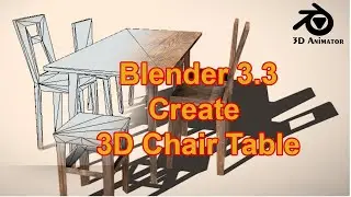 How To Create a Simple Chair in Blender 3.3