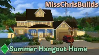 Summer Hangout Home // Sims 4 Speed Build