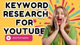 How to do keyword research for youtube videos