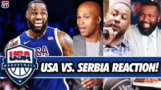 TEAM USA DEFEATS SERBIA | Olympics Paris 2024 | Road Trippin' Live Reaction!