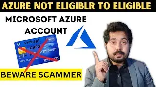 Create microsoft azure account | azure not eligible to eligible method | azure 200$ dollar trick