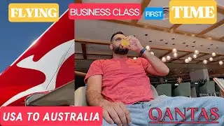 First Business Class Experience: LA to Melbourne, Australia ✈️ EP-1