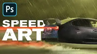 Flying Car Effect – Photoshop Speed Art