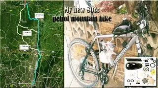 80cc Motorized Bycicle (GoPro) Edmonton to Hertford