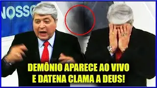 DATENA VÊ DEMÔNIO AO VIVO E INTERROMPE O PROGRAMA PARA CLAMAR A DEUS EM REDE NACIONAL