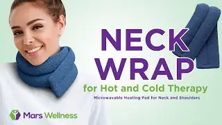 Microwavable Heating Pad for Neck and Shoulders – For Hot and Cold Therapy