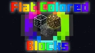Flat Colored Blocks Mod Showcase 1.10.2
