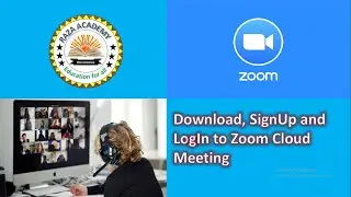 Zoom Cloud Meeting sign up free | How to Download and Login Zoom Cloud Meeting | Raza Academy