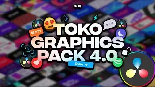 The ONLY Graphic Pack You Need for Davinci Resolve (Toko Graphics 4.0)