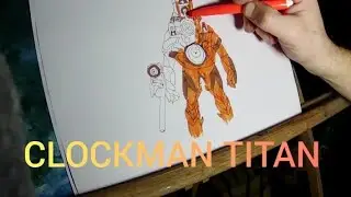 як намалювати КЛОКМЕН ТИТАНА із скібіді туалет/ how to draw CLOCKMAN TITAN/skibidi toilet