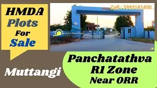 hmda plots for sale muttangi | Panchatathva R1 Zone Near ORR,
