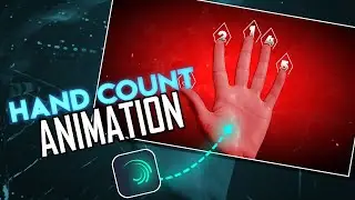 How to Make Hand Count Animation Like Iman Gadzhi | Tutorial In Hindi - Alight Motion