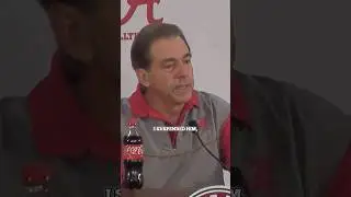 Nick Saban Talks About Second Chances 
