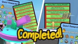 Completed Gummy Bear & Honey Bee's Beesmas Quest! (BSS Beesmas Part 2)