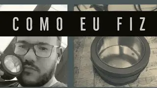 BATERIA(BUMBO E CAIXA) COM UMA CAIXINHA DE METAL - by.: DEMAGUITA