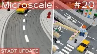 Build curved road and sidewalk | parking lots and more | LEGO® CITY UPDATE (20) | Microscale City