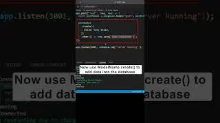 Add Data Into MongoDB In MERN Stack #coding #mernstack #nodejs #backenddevelopment #mongodb
