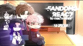 Fandoms React To Each Other | Gacha Club | Remake | Part 1/10