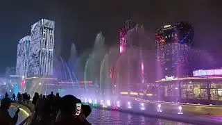 поющие фонтаны Ташкент city . часть 2.