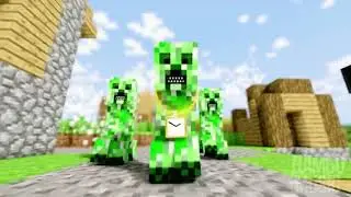 10 ЧАСОВ РЭП КРИПЕРА НА РУССКОМ | RAP OF CREEPER MINECRAFT ANIMATION SONG IN RUSSIAN 10 HOURS