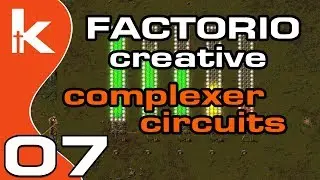Factorio Circuit Based Requestor and Progress Bar | Factorio Creative Ep 7