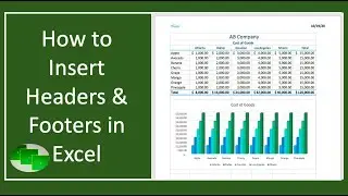 How to Insert Headers & Footers in Excel