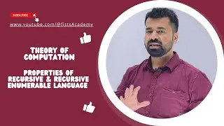 Lec 90 | Properties of Recursive & Recursive Enumerable Language | Turing Machine | 