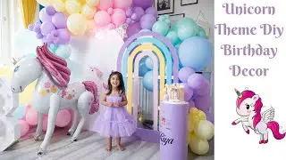 5 diy Unicorn Theme Birthday Decor