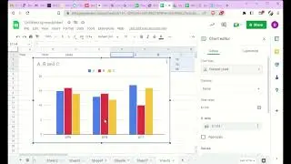 Spreadsheet 2 (INF2080) 4.1.2: Clustered column charts