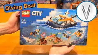 LEGO CITY Artic Explorer Diving Boat 60377 Unboxing