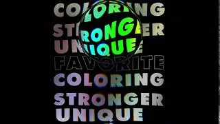 Form Text. Kinetic Typography. Adobe After Effets